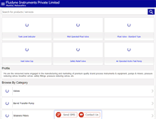 Tablet Screenshot of fluidyneindia.com